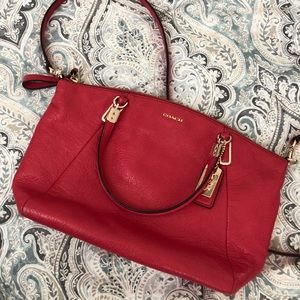 Coach dark pink handbag original